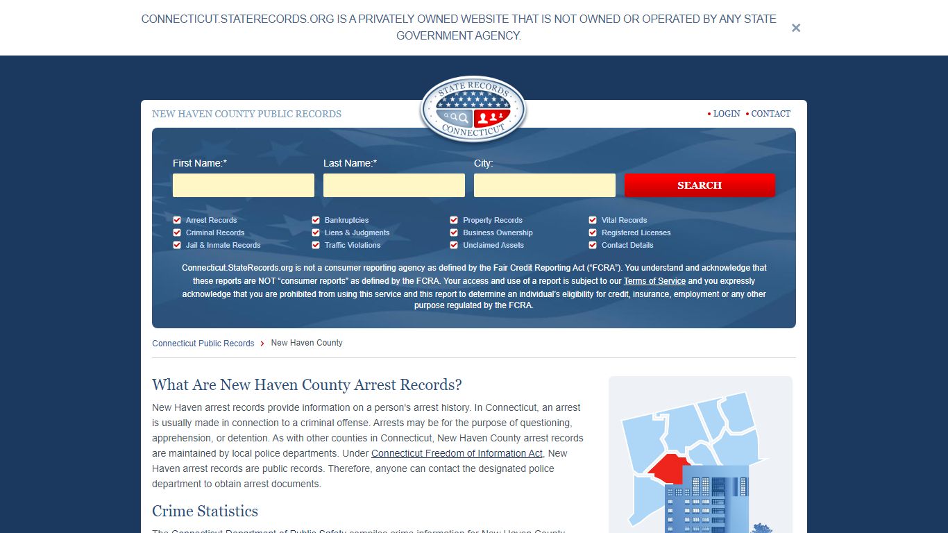 NEW HAVEN COUNTY PUBLIC RECORDS - StateRecords.org